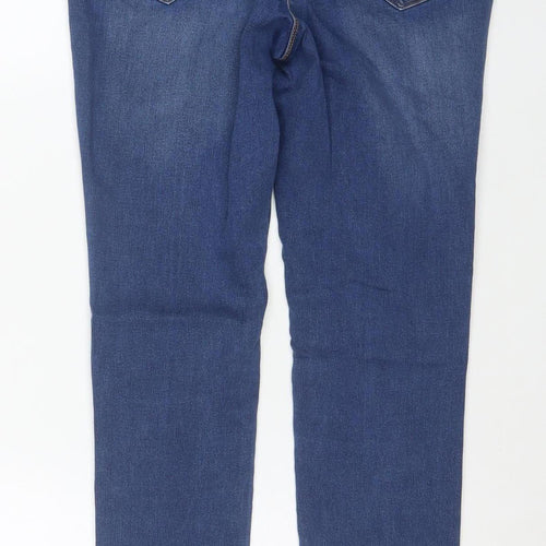 Next Women Blue 10R Jegging Jeans Cotton Blend Stretch Slim Fit