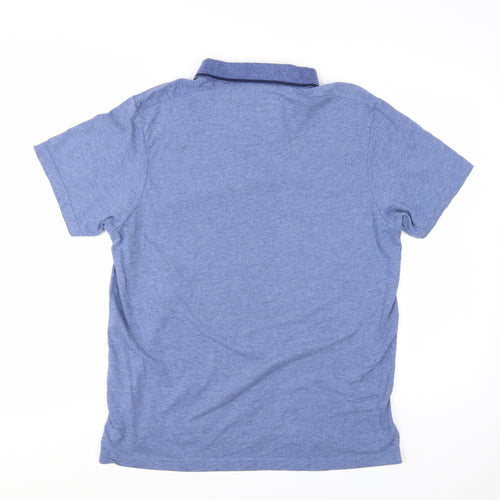 SoulCal & Co Mens Blue M Collared Short Sleeve Polo Shirt