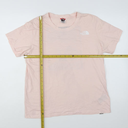 The North Face Pink Graphic Outdoor Men's L Cotton T-Shirt