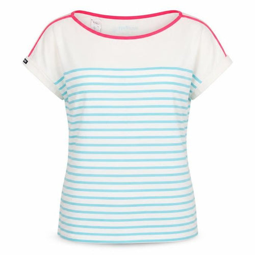Tribord Womens Multicoloured M Nautical Stripe Boat Neck T-Shirt