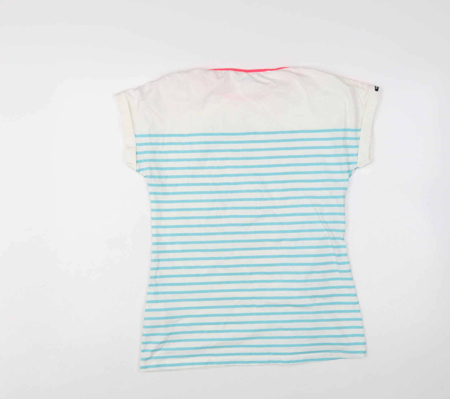 Tribord Womens Multicoloured M Nautical Stripe Boat Neck T-Shirt