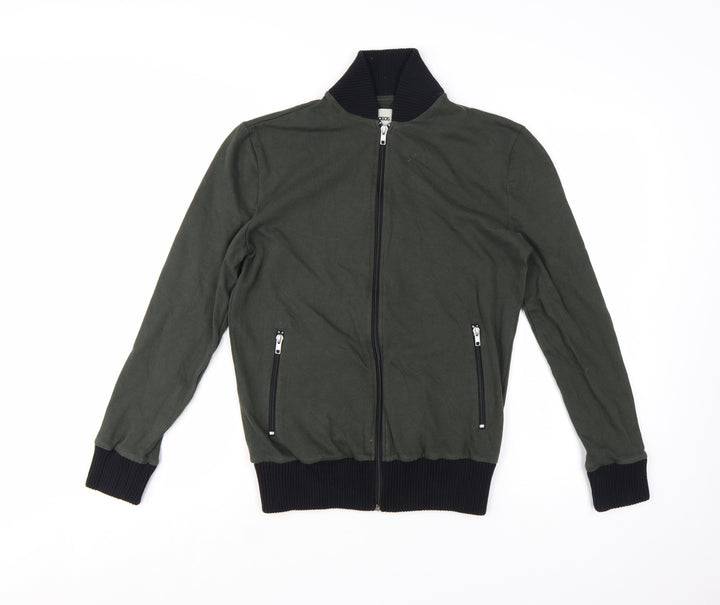 ASOS Men's Green Full Zip Cotton Sweatshirt XS