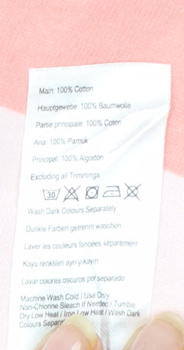 Joules Women’s Multicoloured Stripe Cotton T-Shirt Dress Size 14