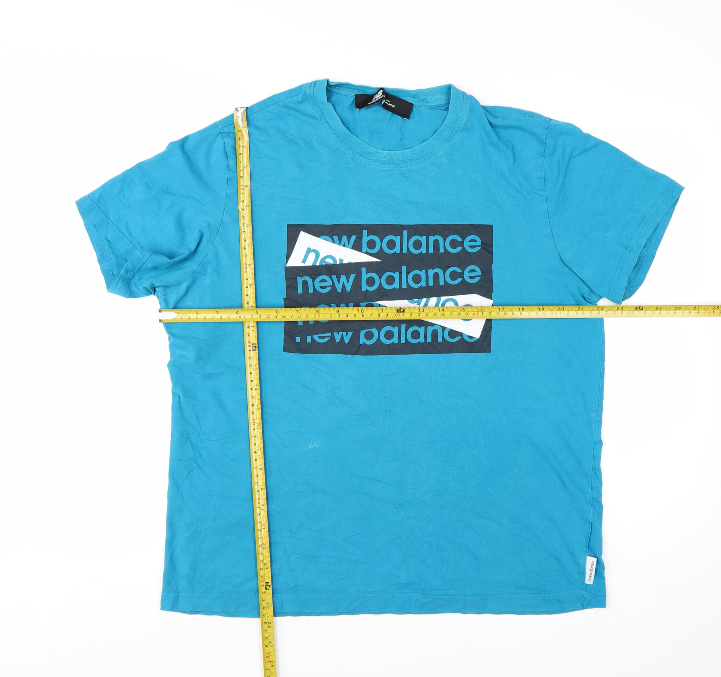 New Balance Men's Blue Graphic Print XL T-Shirt