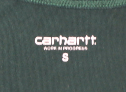 Carhartt WIP Men's Green Sleeveless Cotton Tank Top Size S