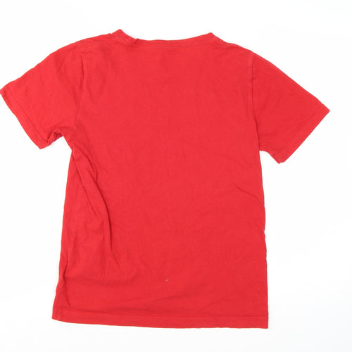 Jordan Boys Red Zion Graphic Print T-Shirt Size 12-13 Years