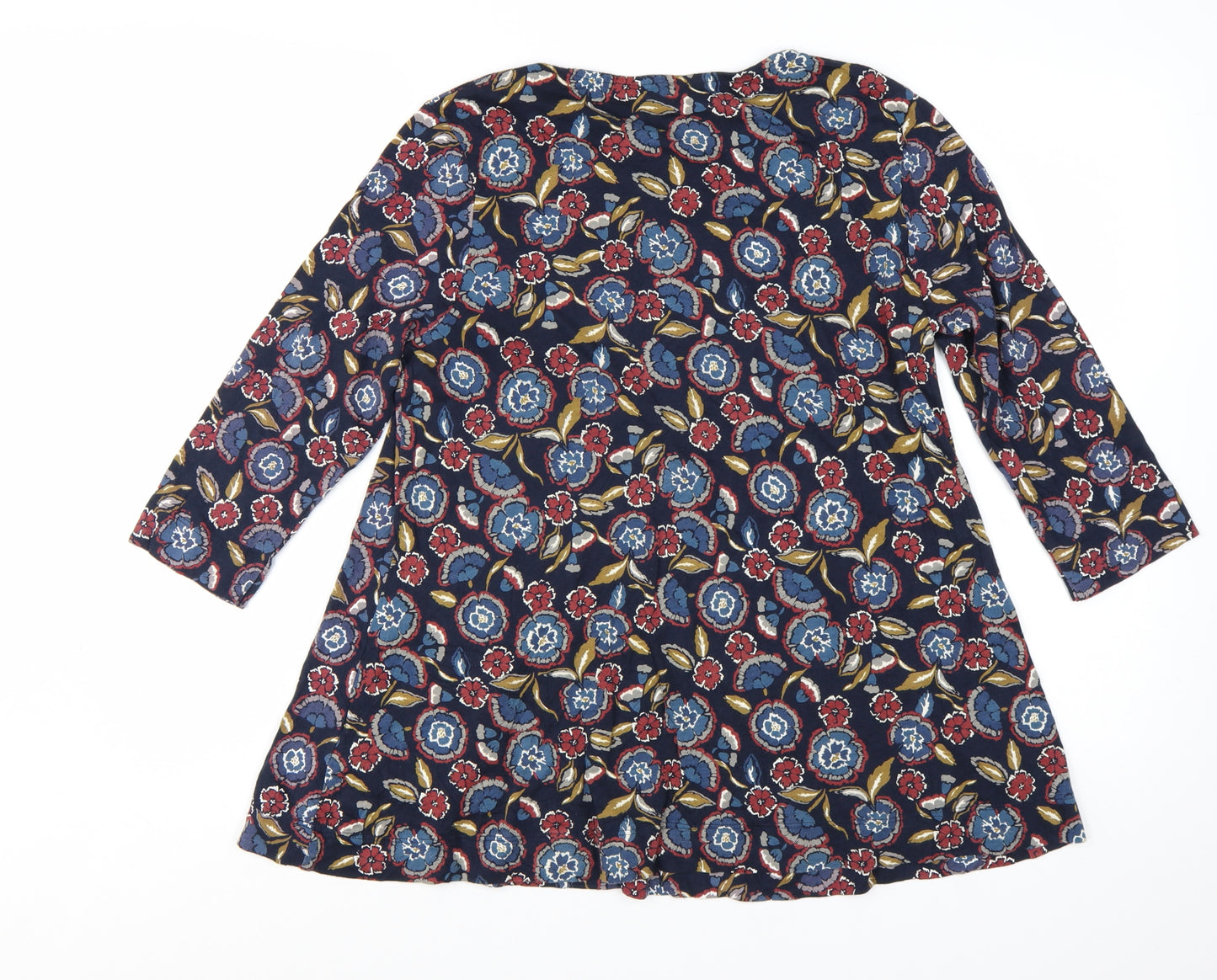 Seasalt Cornwall Women's Multicoloured Floral Tunic Top UK 14
