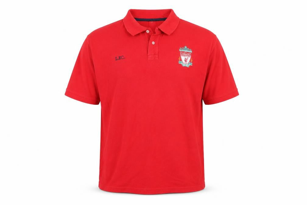 Liverpool FC Men's Red Cotton Polo Shirt XL Classic Fit