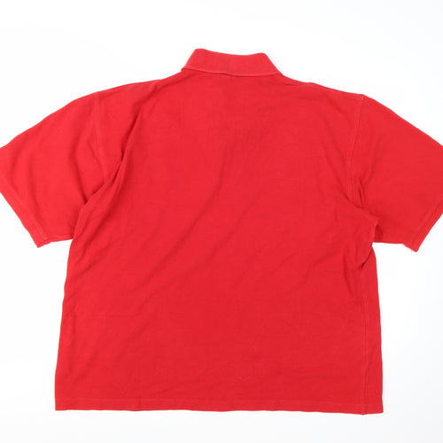 Liverpool FC Men's Red Cotton Polo Shirt XL Classic Fit