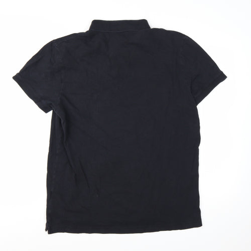 Hugo Boss Men’s Black Slim Fit Polo Shirt XXL Cotton Elastane