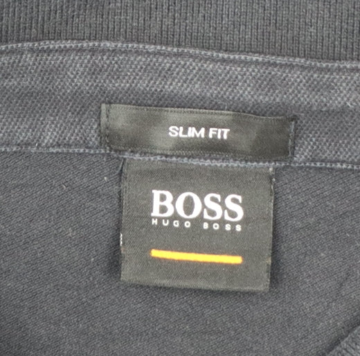 Hugo Boss Men’s Black Slim Fit Polo Shirt XXL Cotton Elastane