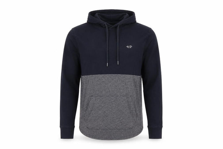 Hollister Men’s Black Pullover Hoodie Size S Regular Fit Cotton