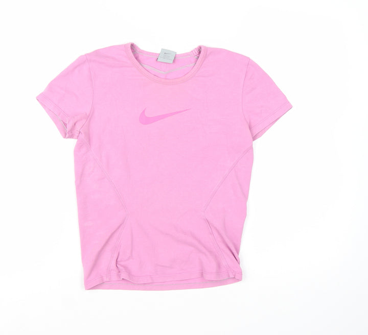 Nike Women's Pink Dri-FIT Athletic T-Shirt Size S