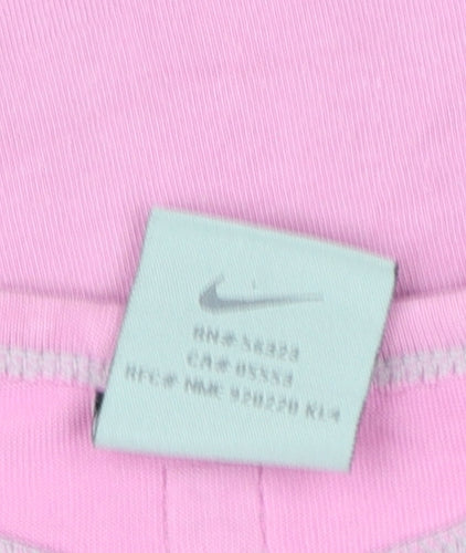 Nike Women's Pink Dri-FIT Athletic T-Shirt Size S
