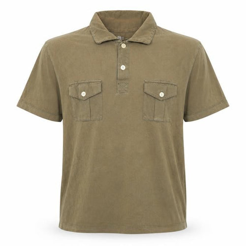 GAP Men’s Brown Cotton Short Sleeve Polo Shirt Size L