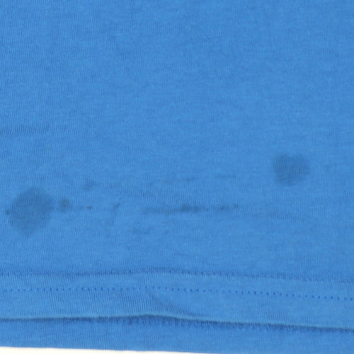 U.S. Polo Assn. Boys Blue Cotton Short Sleeve Logo T-Shirt Size 14 Years