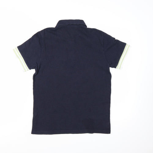 Ben Sherman Men's Blue Polo Shirt Size S 100% Cotton Casual Top