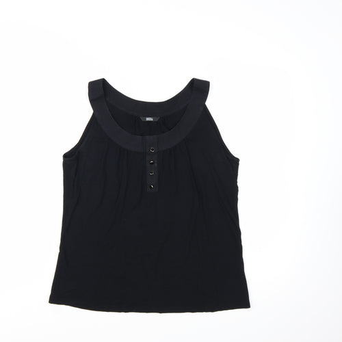 Marks and Spencer Women’s Black Size 12 Sleeveless Tank Top