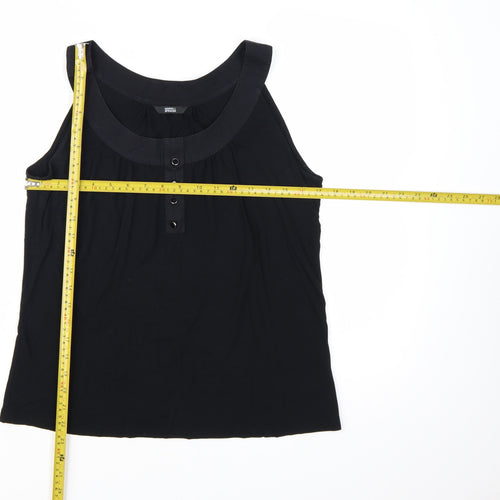 Marks and Spencer Women’s Black Size 12 Sleeveless Tank Top