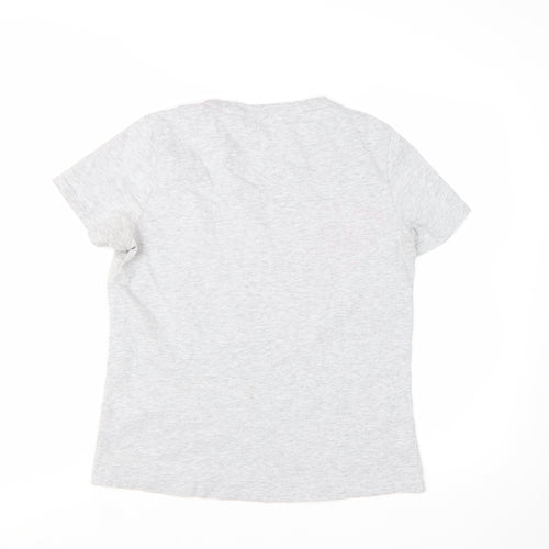 Mountain Warehouse Womens Grey Cotton T-Shirt UK 14 Outdoor