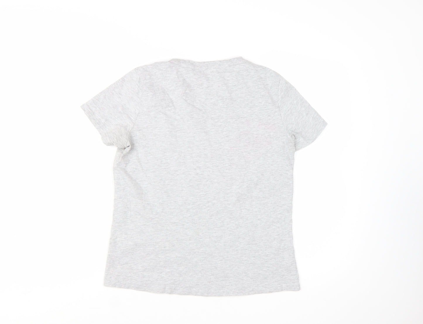 Mountain Warehouse Womens Grey Cotton T-Shirt UK 14 Outdoor