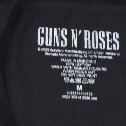 Guns N' Roses Women's Black Medium Graphic Rock T-Shirt