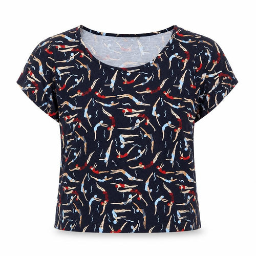 Laura Ashley Women's Multicoloured Cotton T-Shirt UK 12