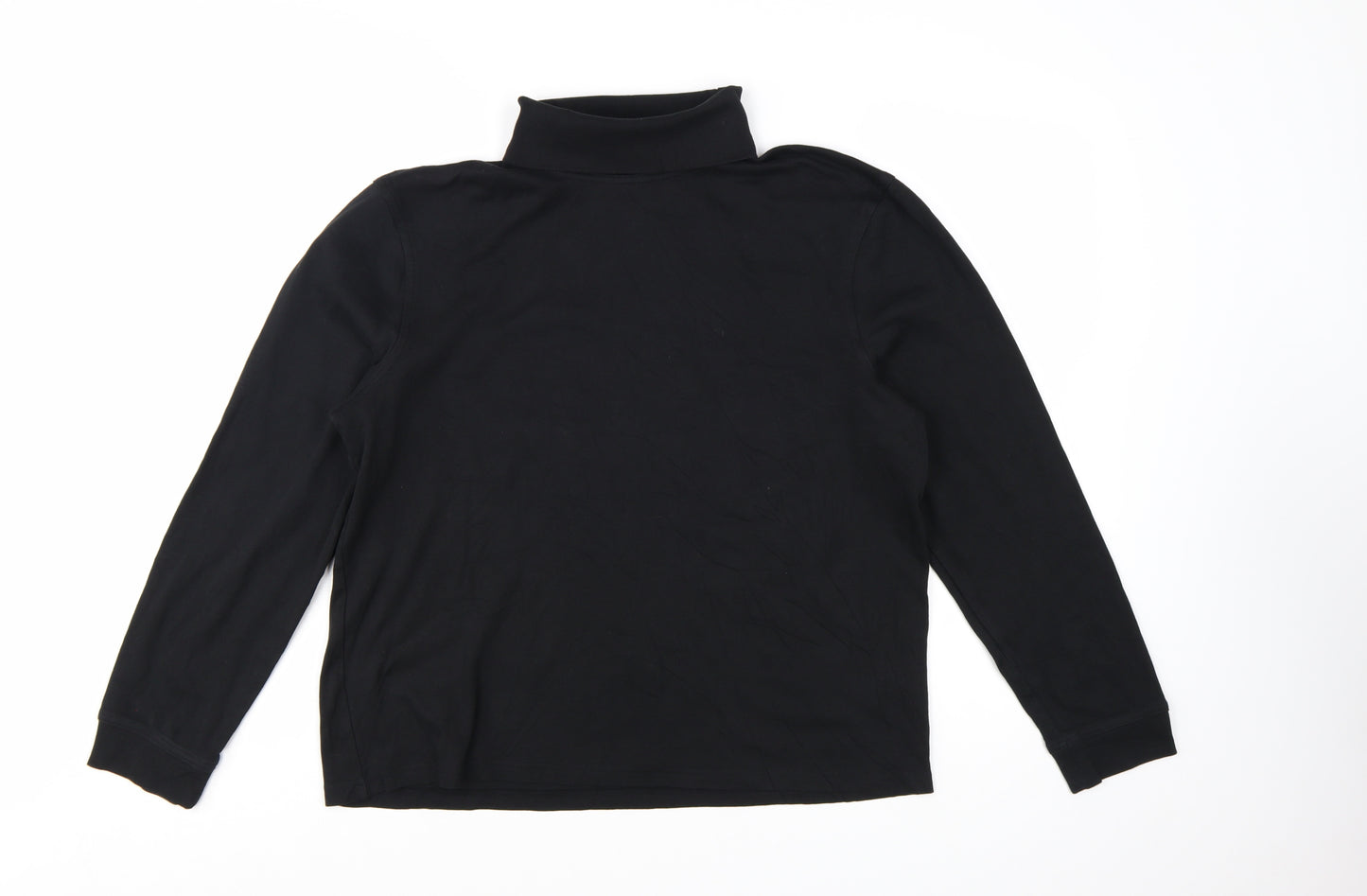 Mountain Warehouse Women Black XL Roll Neck Thermal Long Sleeve Top