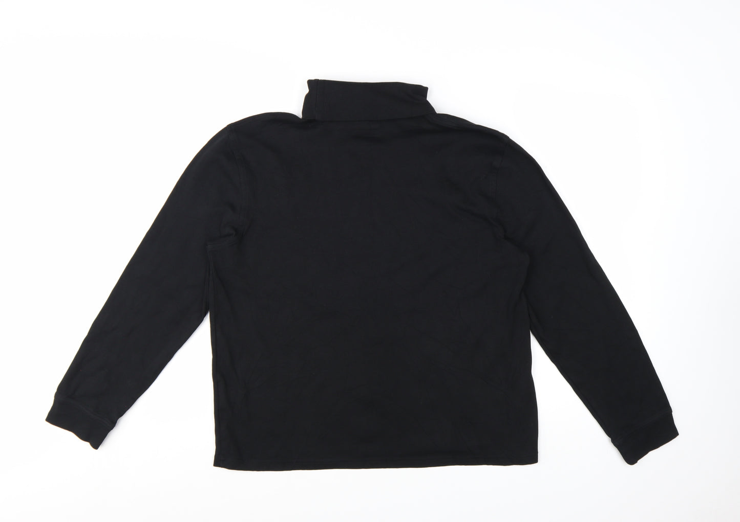 Mountain Warehouse Women Black XL Roll Neck Thermal Long Sleeve Top
