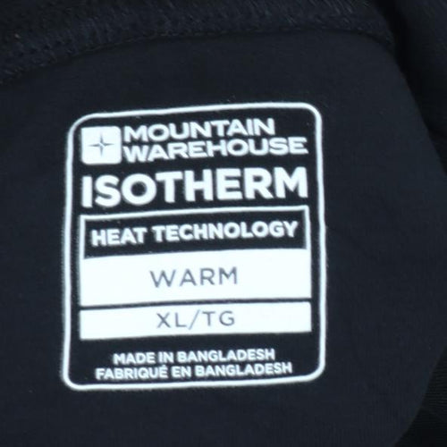 Mountain Warehouse Women Black XL Roll Neck Thermal Long Sleeve Top