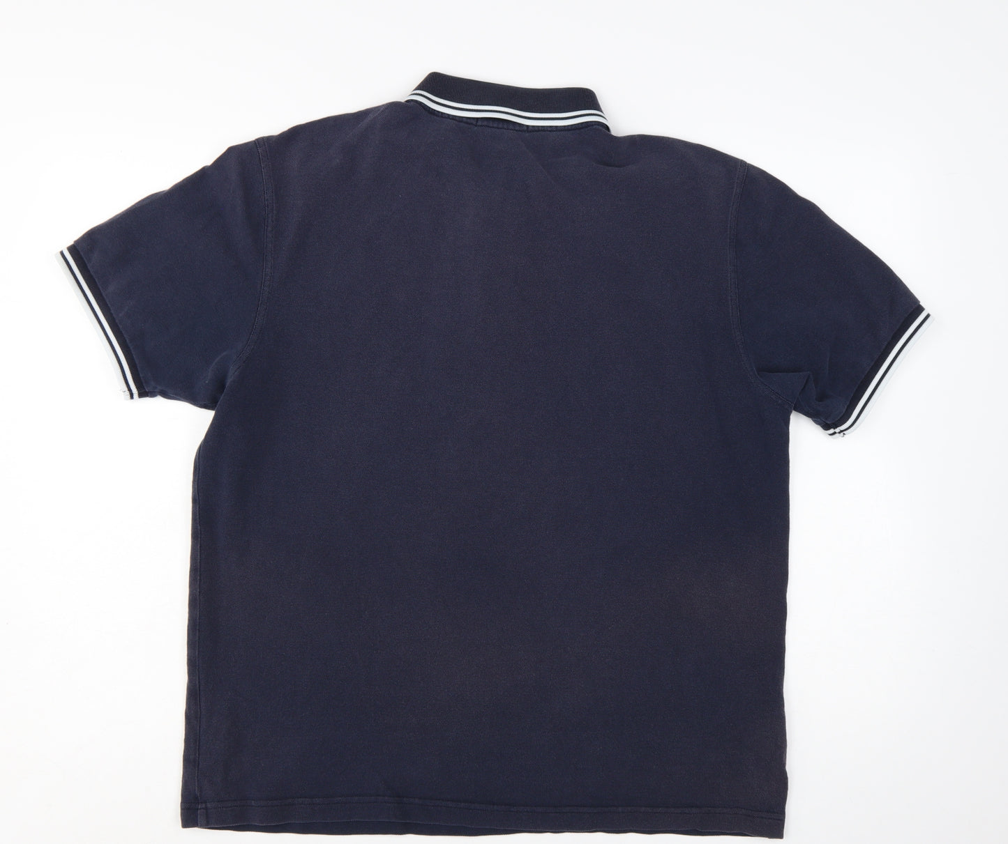 Fred Perry Men's Blue XL Cotton Piqué Polo Shirt