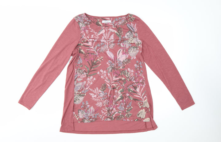 Marks and Spencer Per Una Womens Pink Floral Tunic Top Size 14