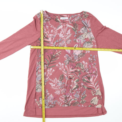 Marks and Spencer Per Una Womens Pink Floral Tunic Top Size 14