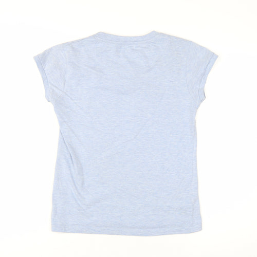 Guinness Women’s Blue V-Neck Short Sleeve Cotton T-Shirt Size M