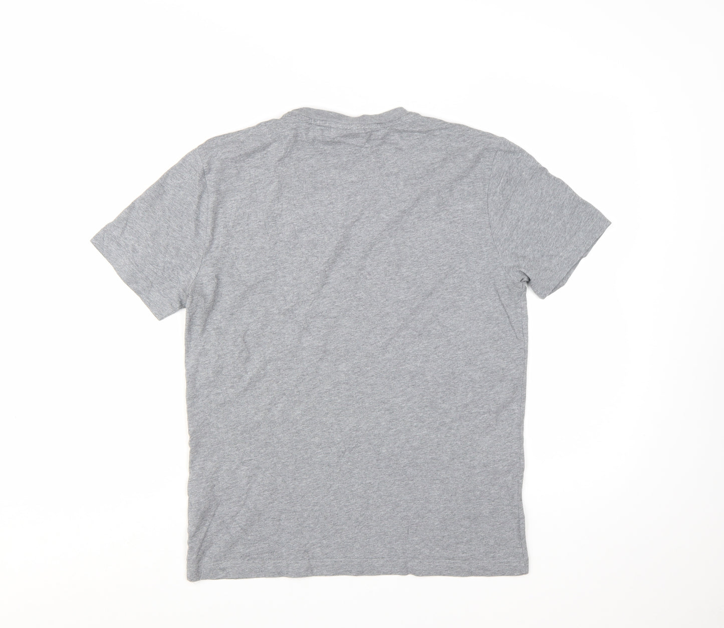 Calvin Klein Men's Grey Crew Neck Cotton T-Shirt M