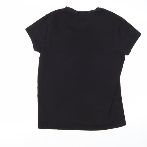 Fresh Couture Men's Black Short Sleeve Crew Neck T-Shirt Size S