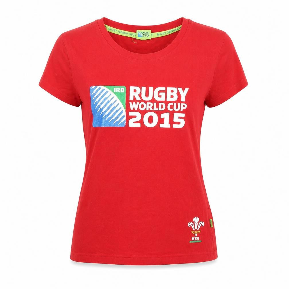 Rugby Originals Women's Red T-Shirt Size 12 Rugby World Cup 2015