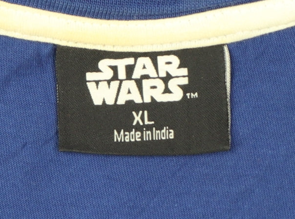 Primark Women’s Blue Star Wars R2-D2 T-Shirt XL Casual Tee