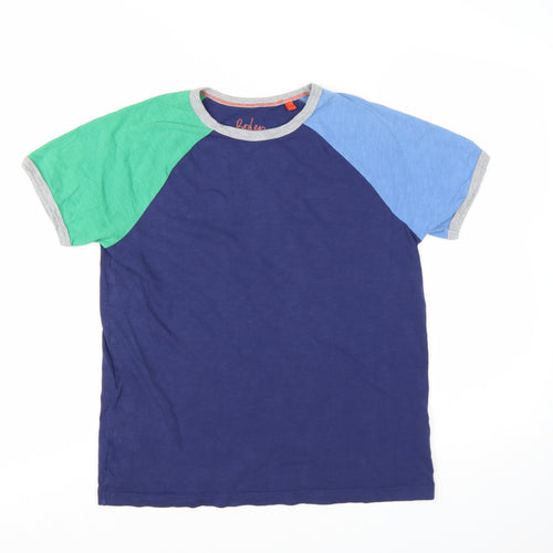 Boden Boys Multicoloured Cotton T-Shirt 13-14 Years Casual Summer Top