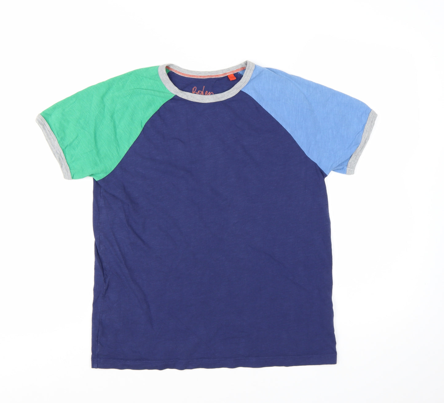Boden Boys Multicoloured Cotton T-Shirt 13-14 Years Casual Summer Top