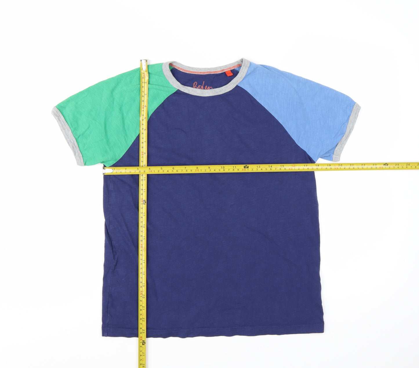 Boden Boys Multicoloured Cotton T-Shirt 13-14 Years Casual Summer Top