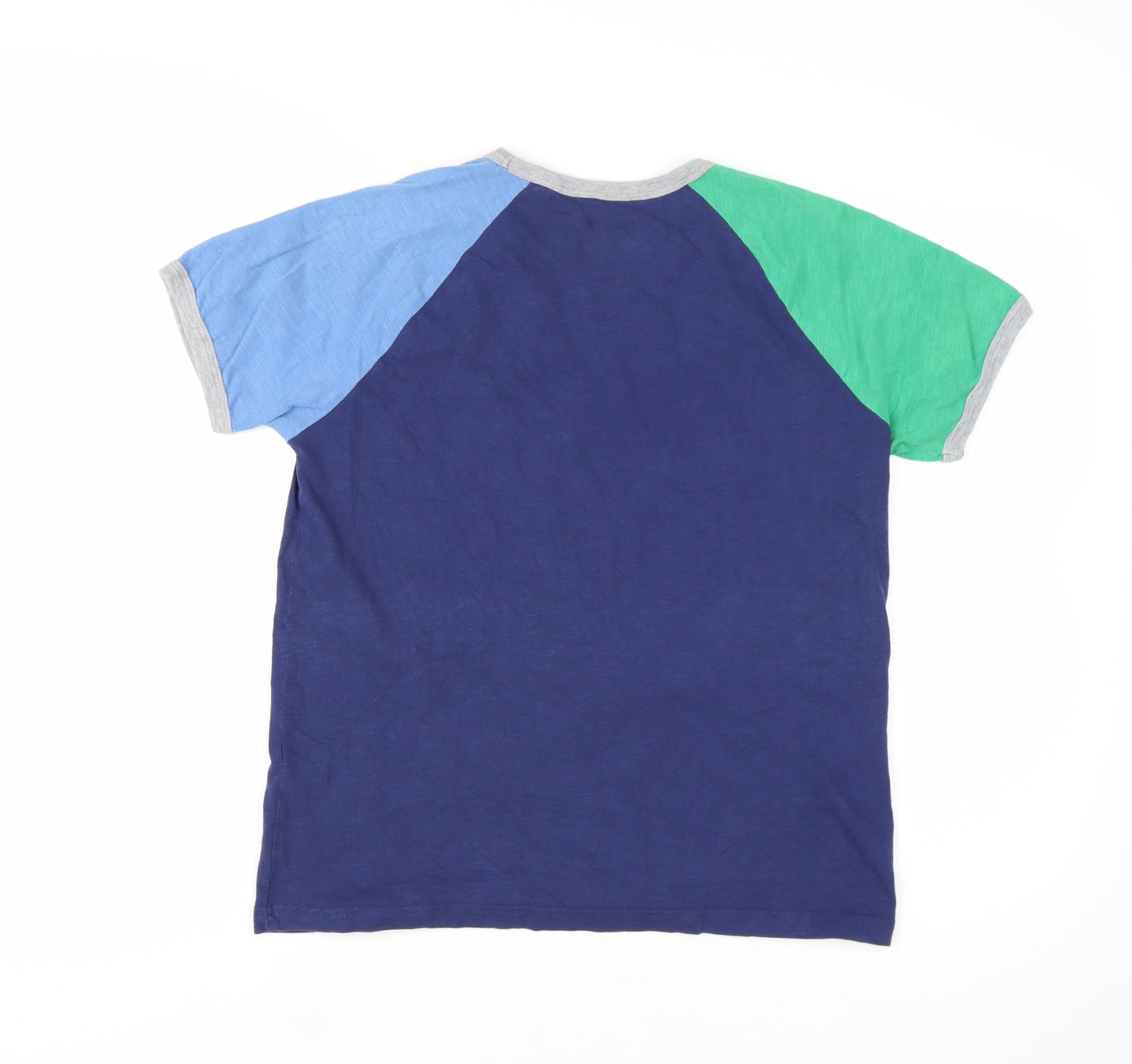 Boden Boys Multicoloured Cotton T-Shirt 13-14 Years Casual Summer Top
