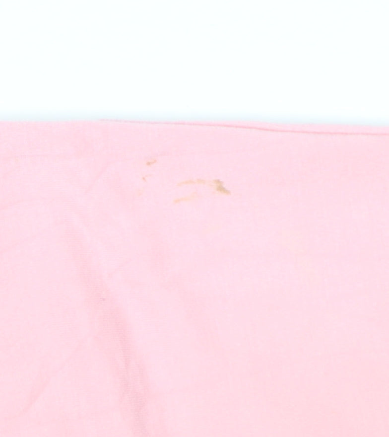 Lands' End Women’s Pink Roll Neck Long Sleeve T-Shirt Size L