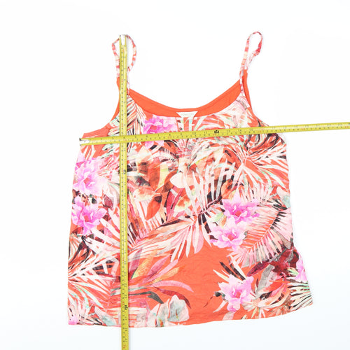 Monsoon Women's Multicoloured Floral Camisole Top UK 18
