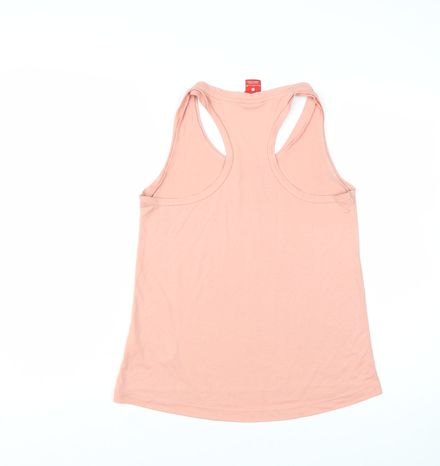 Nike Women Pink Racerback Tank Top S Lightweight Sportswear