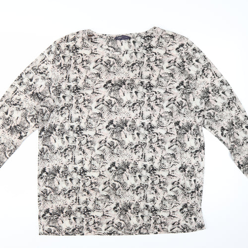 Marks and Spencer Womens Multicoloured Animal Print Blouse Size 20
