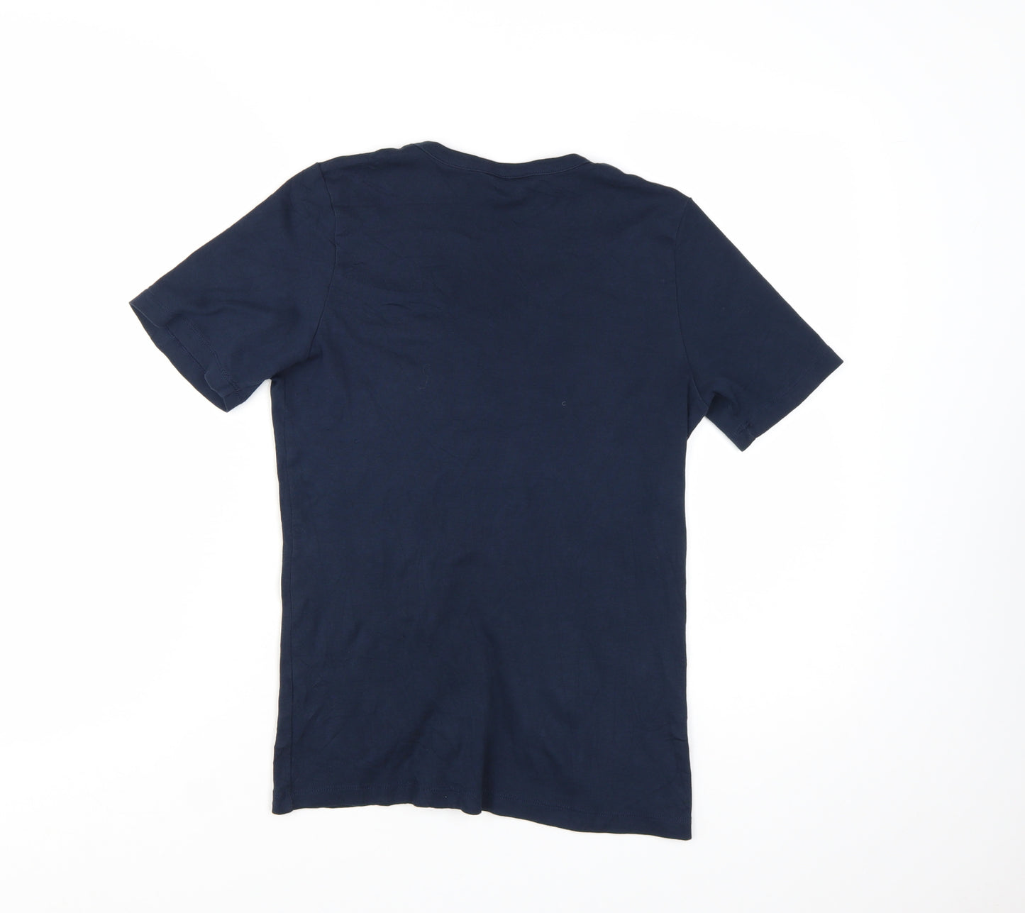 Cotton Traders Women’s Blue Size 10 Button-Up Short Sleeve Top