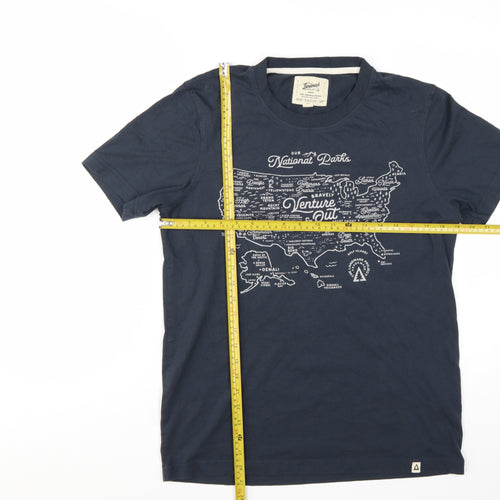 The Landmark Project Men's Blue Venture Out Graphic T-Shirt M