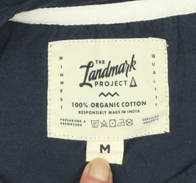 The Landmark Project Men's Blue Venture Out Graphic T-Shirt M