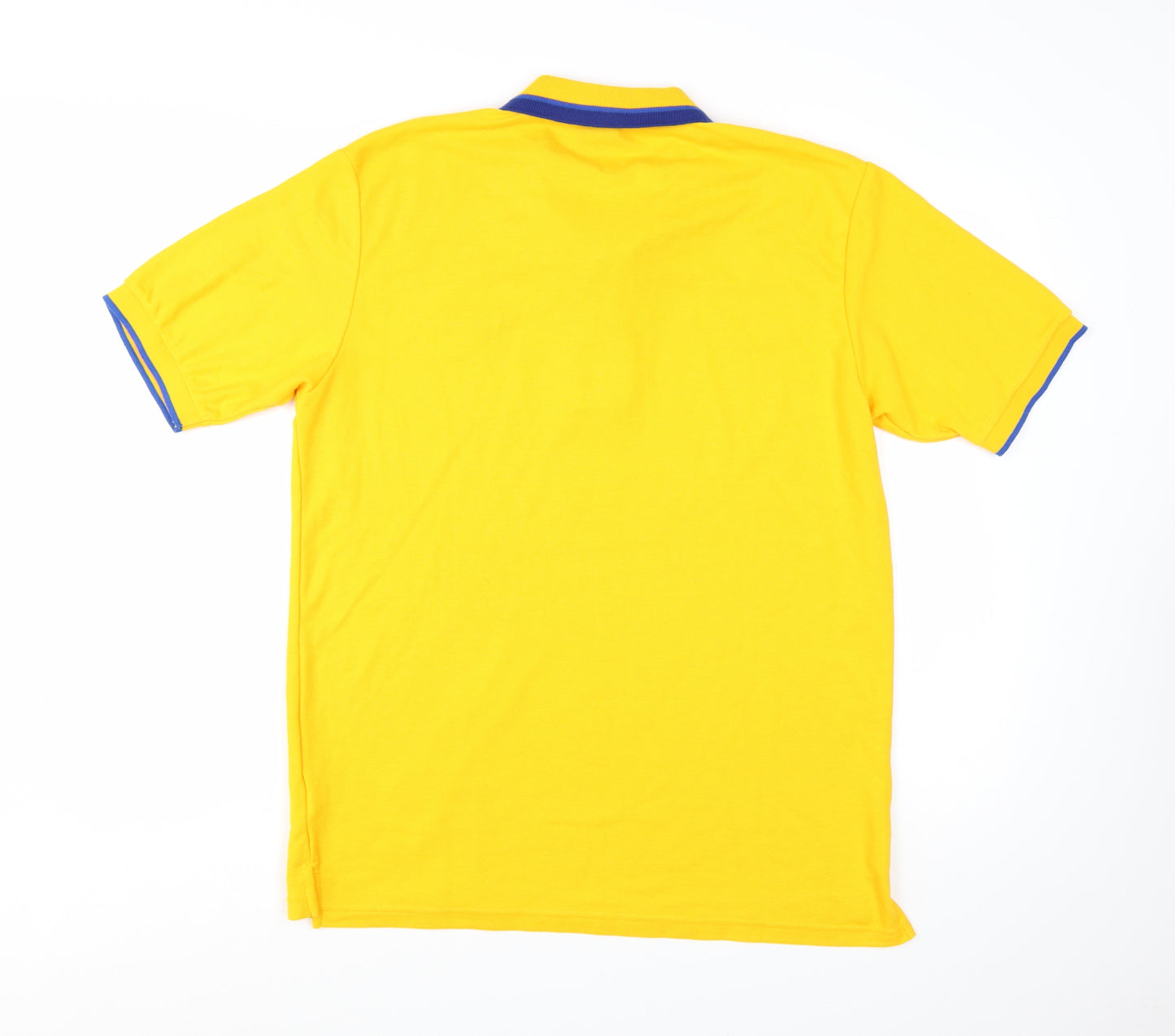 Slazenger Men's Yellow Short Sleeve Polo Shirt Size L